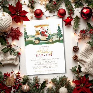 Christmas Golf Invitation Holiday Golf Par-tee