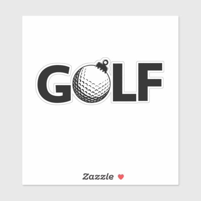 Christmas Golf Ornament Classic (Sheet)