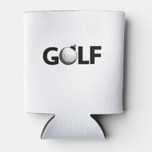 Christmas Golf Ornament Classic Can Cooler