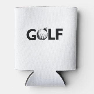 Christmas Golf Ornament Classic Can Cooler