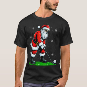 Christmas Golf Santa Golfer Xmas Funny Christmas G T-Shirt