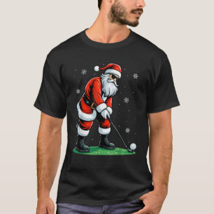 Christmas Golf Santa Golfer Xmas Funny Christmas G T-Shirt
