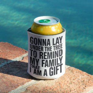 Christmas Gonna Lay Under The Tree Xmas Family Can Cooler