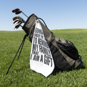 Christmas Gonna Lay Under The Tree Xmas Family Golf Towel