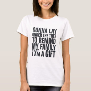 Christmas Gonna Lay Under The Tree Xmas Family T-Shirt