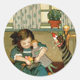 Christmas Goodies Classic Round Sticker