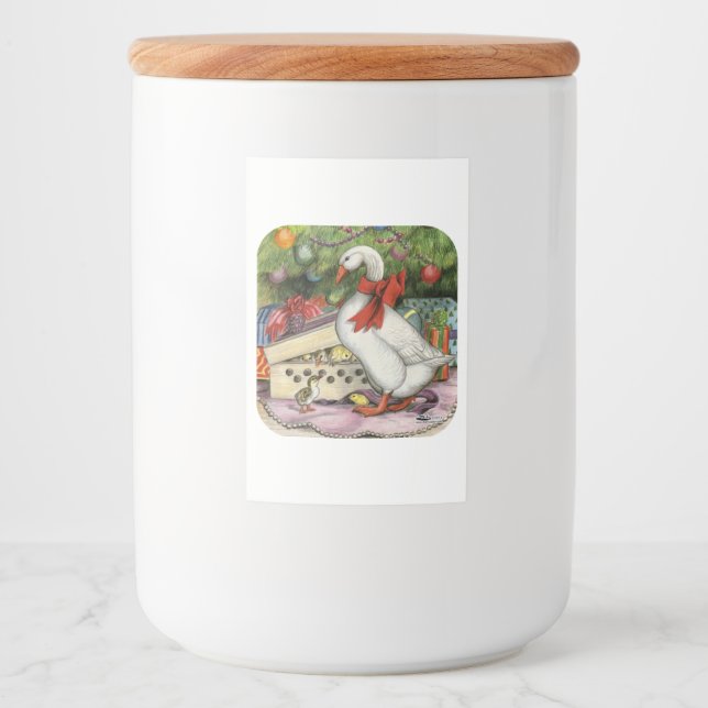 Christmas Goose Food Label (Front)