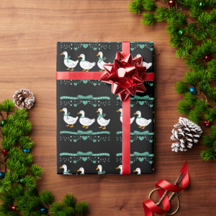 Christmas Goose Funny Goose Lover Xmas  Wrapping Paper