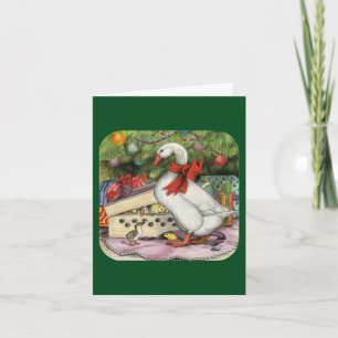 Christmas Goose Holiday Card