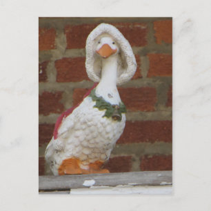 Christmas Goose Holiday Postcard