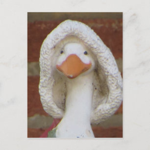 Christmas Goose Holiday Postcard