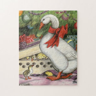 Christmas Goose Jigsaw Puzzle