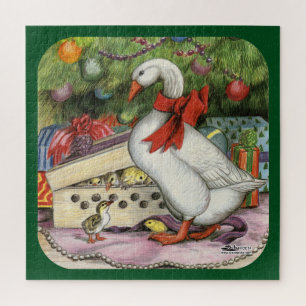 Christmas Goose Jigsaw Puzzle