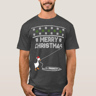 Christmas Goose Montage T-Shirt