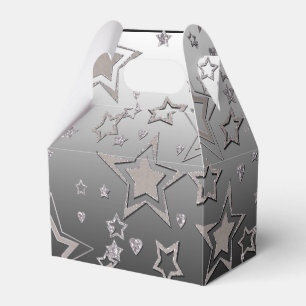 Christmas gradient glitter shine confetti stars fu favour box
