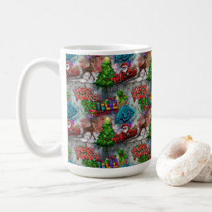 Christmas Graffiti Coffee Mug