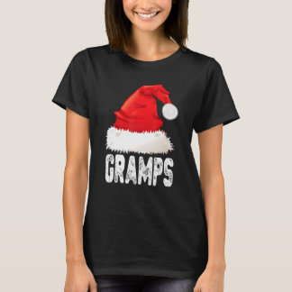 Christmas Gramps Santa Hat Xmas Matching Family T-Shirt
