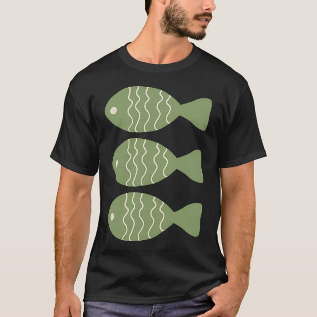 Christmas Grass Carp T-Shirt (Front)