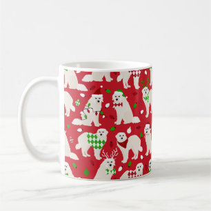 Christmas Great Pyrenees Dogs Coffee Mug