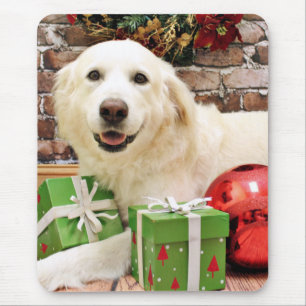 Christmas - Great Pyrenees Labrador X - Ginny Mouse Pad