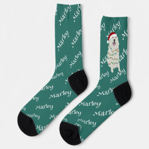 Christmas Great Pyrenees Socks