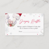 Christmas Greatest Gift Baby Shower Diaper Raffle