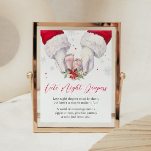 Christmas Greatest Gift Late Night Diapers Poster