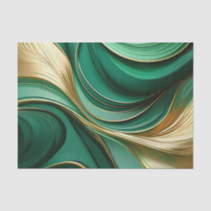 Christmas Green and Gold- Tissue Paper