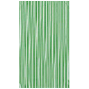 Christmas Green and White Stripes Tablecloth