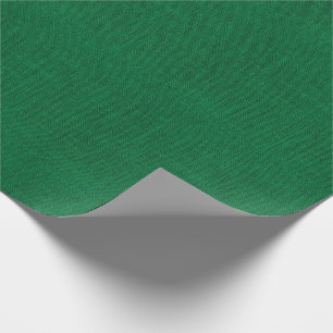 Christmas Green Burlap Texture Wrapping Paper