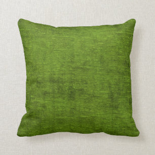 Christmas Green Chenille Fabric Texture Cushion