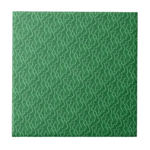Christmas Green Classic Deco Style Warm n Bright Ceramic Tile