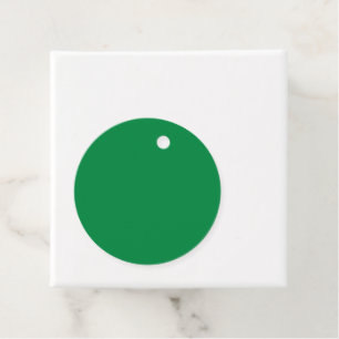 Christmas Green Favour Tags
