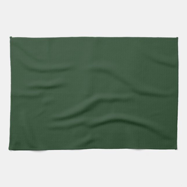 Christmas Green, Holiday Green, Solid Green,  Tea Towel (Horizontal)