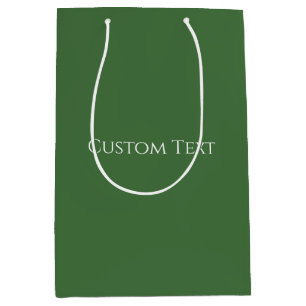 Christmas Green Medium Gift Bag