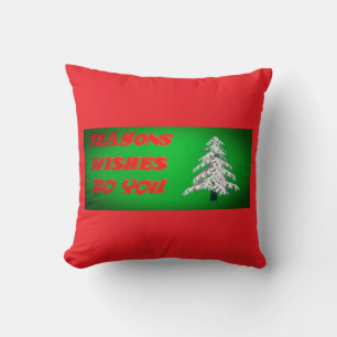 CHRISTMAS GREEN PILLOW