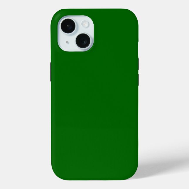 Christmas Green Solid Colour Case-Mate iPhone Case (Back)