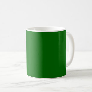 Christmas Green Solid Colour Coffee Mug