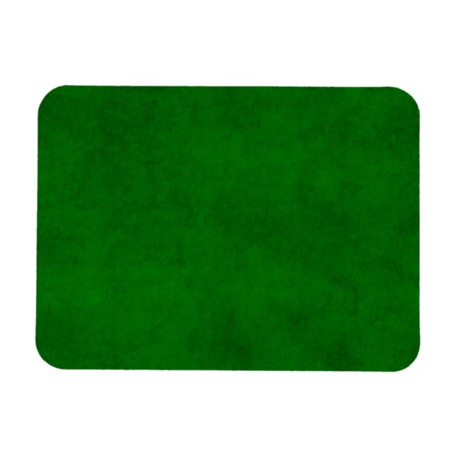 Christmas Green Solid Holiday Colour Background Magnet (Horizontal)