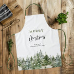 Christmas Green Tree | Merry Christmas Apron<br><div class="desc">Christmas Green Tree | Merry Christmas</div>