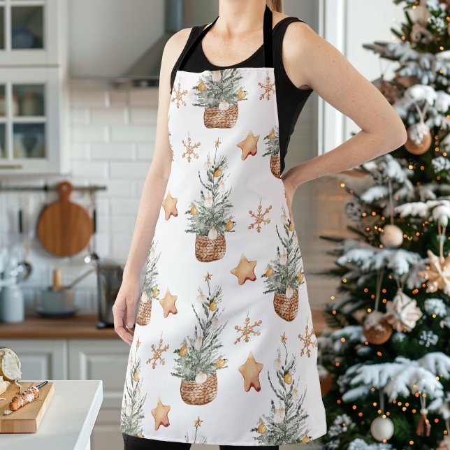 Christmas Green Tree | Merry Christmas Apron (Creator Uploaded)