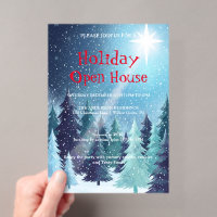 Christmas Greenery Change of Address Insert Card