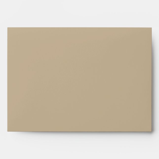 Christmas Greenery Wedding Envelope (Front)