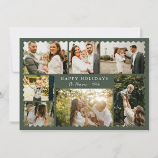 Christmas Greeting 7 Photo Holiday Card