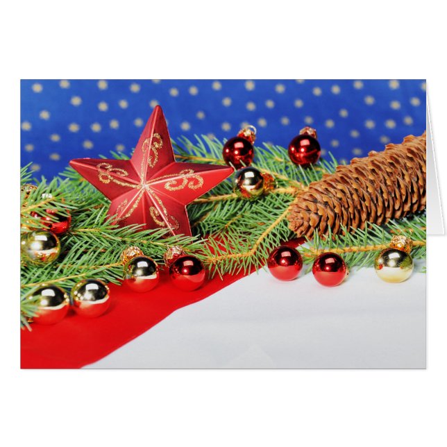 Christmas Greeting Card (Front Horizontal)