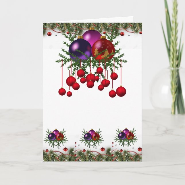 Christmas Greeting Card (Front)