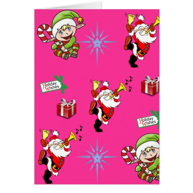 Christmas greeting card for everyone person kids (Front)