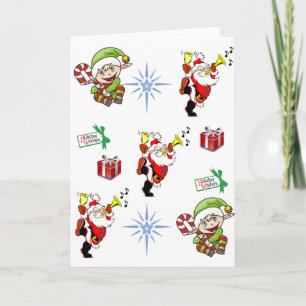 Christmas greeting card for everyone person kids