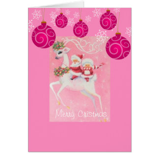 Christmas Greeting card vintage design