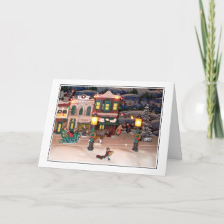 Christmas Greeting Card - Vintage Village